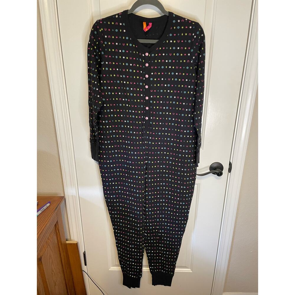 Jenni Pajamas womens size Medium cuffed one piece